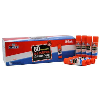Image for ELMERS® 14.4 Oz Glue Stick Classroom Pack, Package Of 60 from HD Supply