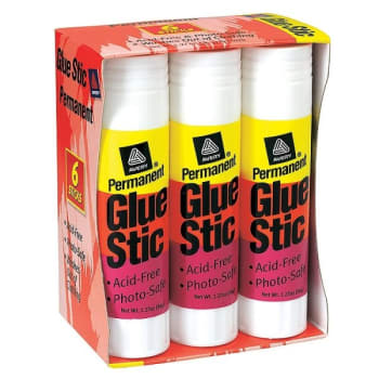 Image for Avery® 1.27 Oz Permanent Glue Sticks, Pack Of 6 from HD Supply