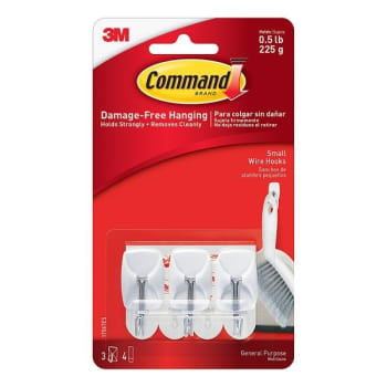 Image for Command™ White Damage-Free Utensil Hooks, Pack Of 3 from HD Supply