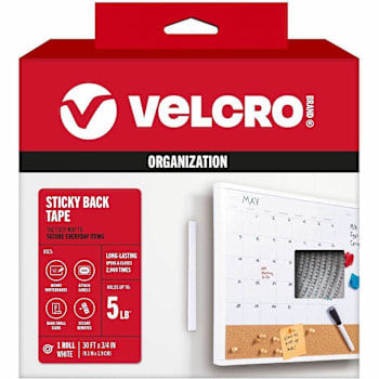 Image for Velcro® White Sticky Back Tape Roll 3/4" X 30' from HD Supply
