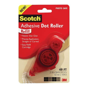 Image for Scotch® Clear Adhesive Dot Roller Refill 5/16" X 49" from HD Supply