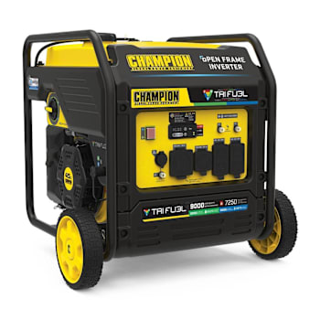 Image for Champion Power Equipment 9000-Watt Electric Start Tri Fuel Inverter Generator from HD Supply