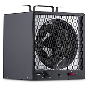 NewAir Portable Electric Garage Heater - 240v,6-Foot Cor Wrap/Carrying Handle