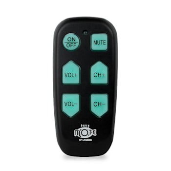 Image for Continu-Us Universal Big Button TV Remote - Easymote Dt-R08b from HD Supply