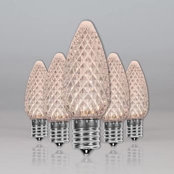 Image for Wintergreen Lighting C9 Opticore LED Faceted Bulbs, E17, Dimmable, Warm White from HD Supply