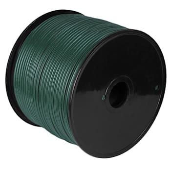 Wintergreen Lighting Outdoor Christmas Light Wire, 18 Gauge, Green, 500' Length