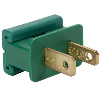 Image for Wintergreen Lighting Polarized Male Zip Christmas Light Plug, Spt1, Green from HD Supply