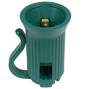 Wintergreen Lighting C7 Sockets, Spt1w, Green, 100 Per Pack