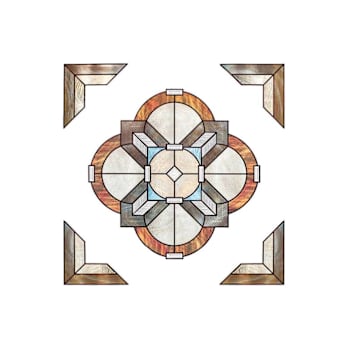 Artscape Window Film, Newport Amber Accent, 12" X 12"
