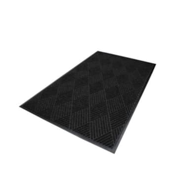 M+a Matting Hog Heaven Fashion Max Mat Coal Black 3'X5'