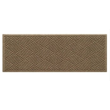 M+a Matting Waterhog® Max Diamond Fashion Mat Khaki 3'X4' Smooth Backing