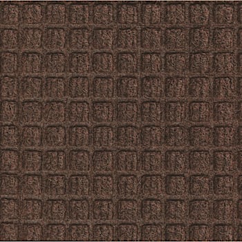 Image for M+a Matting Waterhog® Squares Fashion Mat Dark Brown 2'X3' Smooth Backing from HD Supply