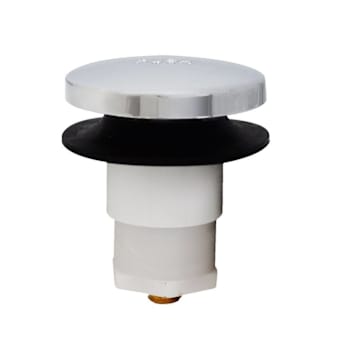 Westbrass Tip-Toe Bathtub Drain Stopper Only With 3/8" Stem In Polished Chrome