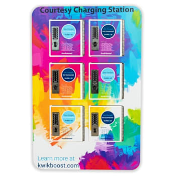Luxor Kwikboost® 6-Bay Phone Charging Locker With Custom Graphics