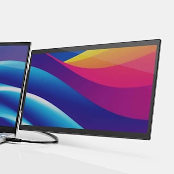 Luxor Sidetrak® Swivel Pro Touch Hd 13.3" Attachable Portable Monitor