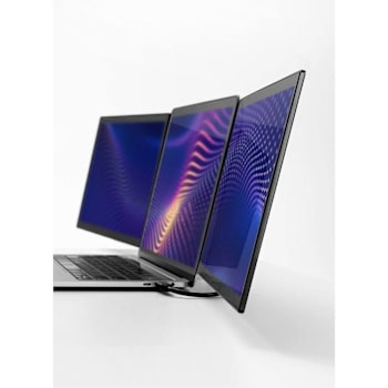 Luxor Sidetrak® Swivel Pro Hd Triple 13.3" Attachable Portable Monitor