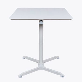 Luxor 32" Pneumatic Height Adjustable Square Café Table