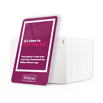 Hilton Honors Purple 1k RFID Keycard Package Of 500