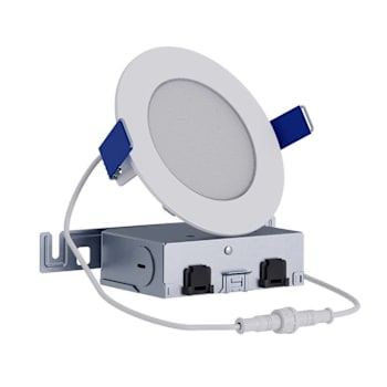 Image for Halo® 4" LED Slim Low-Glare Canless Downlight, Selectable CCT from HD Supply