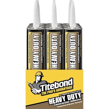Titebond Provantage Heavy Duty Construction Adhesive, 10 Oz., Package Of 12