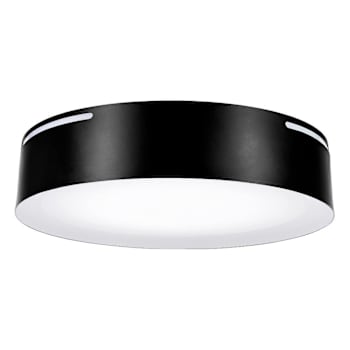 Image for Sylvania 13" LED Round Flush Mount Ceiling Light, 5 CCT Select, Black And White from HD Supply