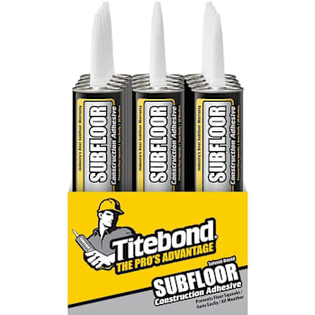 Image for Titebond Subfloor Construction Adhesive, 10 Oz. Cartridge, Package Of 12 from HD Supply