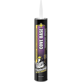 Titebond Cove Base Plus Construction Adhesive, 28 Oz. Cartridge, Package Of 12