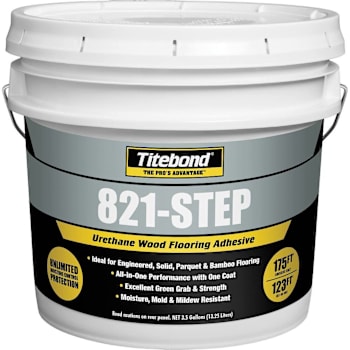 Image for Titebond 821-Step Premium Urethane Wood Flooring Adhesive, 3.5 Gallon from HD Supply