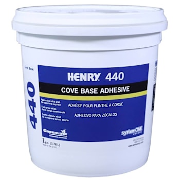 Image for Henry 440 Vinyl Rubber And Carpet Wall Base Floor Adhesive, 1 Gallon from HD Supply