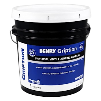 Image for Henry Gription Universal Vinyl Flooring Adhesive, 4 Gallon from HD Supply