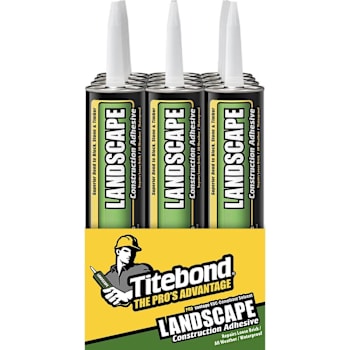 Titebond Provantage Landscape Construction Adhesive, 10 Oz., Package Of 12