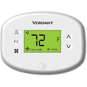 Image for Verdant Vx Wired Ems Thermostat Kit,built-In Occupancy Detection In White from HD Supply