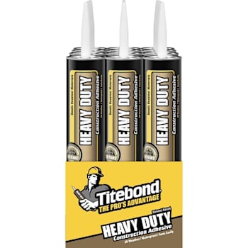 Titebond Heavy Duty Construction Adhesive, 28 Oz. Cartridge, Package Of 12