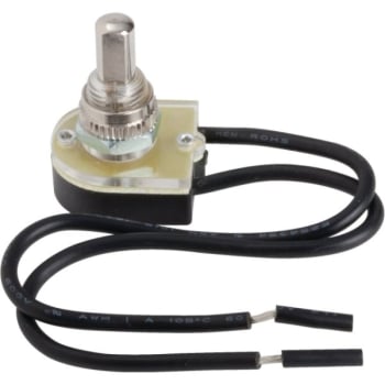 Image for Satco 125 Volt On-Off Push Button (Nickel) from HD Supply