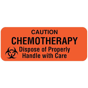 Rrd Chemotherapy Labels 2-1/4" X 7/8"