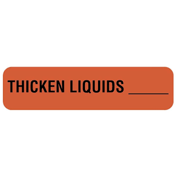 Rrd Thicken Liquids Nutrition Communication Labels 1-1/4" X 5/16"