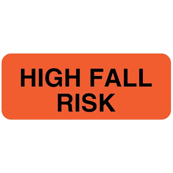 Rrd Fall Risk Label 2-1/4" X 7/8"
