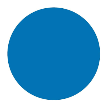 Rrd Vinyl Circle 1/4" Dia Dark Blue