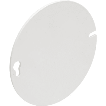 Legrand 4 in Round Blank Cover (White)