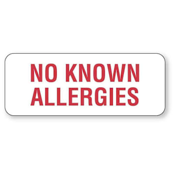 Rrd No Known Allergies Wht