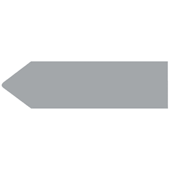 Rrd Solid Blank Uniarrow Gray Package Of 150
