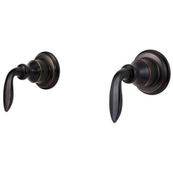 Image for Pfister Avalon 2-Handle Tub & Shower Faucet Replacement Handles Tuscan Bronze from HD Supply