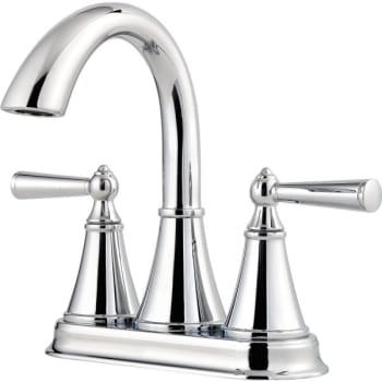 Pfister® Saxton™ Bathroom Faucet, 1.2 GPM, 5" Spout, 4" Center, 2-Handles, Polished Chrome