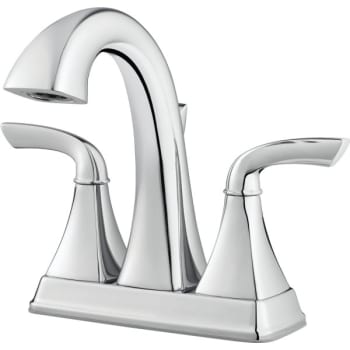 Pfister® Bronson™ Bathroom Faucet, 1.2 GPM, 5.375" Spout, 4" Center, Polished Chrome
