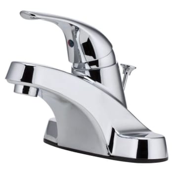 Pfister® Pfirst™ Bathroom Faucet, 1.2 GPM, 2.218" Spout, 1-Handle, Polished Chrome