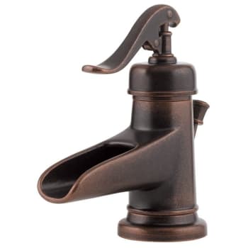 Pfister Ashfield Single Control 4" Centerset Bathroom Faucet in Rustic Bronze