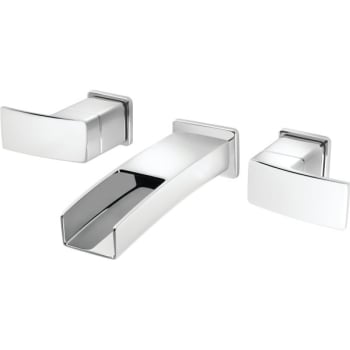 Image for Pfister® Kenzo™ Bathroom Faucet, 1.2 GPM, 1.593" Spout, 2-Handles, Polished Chrome from HD Supply