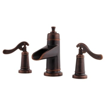 Pfister® Ashfield™ Bathroom Faucet, 1.2 GPM, 2.406" Spout, 8" Center, 2-Handles, Rustic Bronze