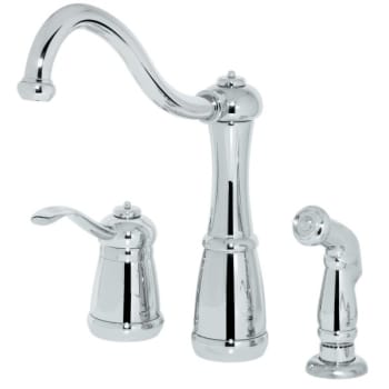 Pfister Marielle 1 Handle Kitchen Faucet With Side Spray In Chrome 3 Hole Hd Supply