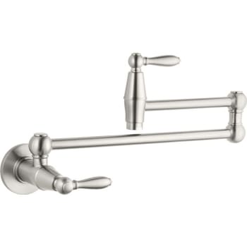 Image for Pfister Port Haven Pot Filler Faucet in Stainless Steel from HD Supply